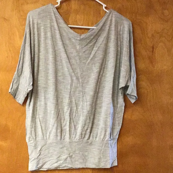 POETRY women’s crew neck top  gray - Picture 3 of 4